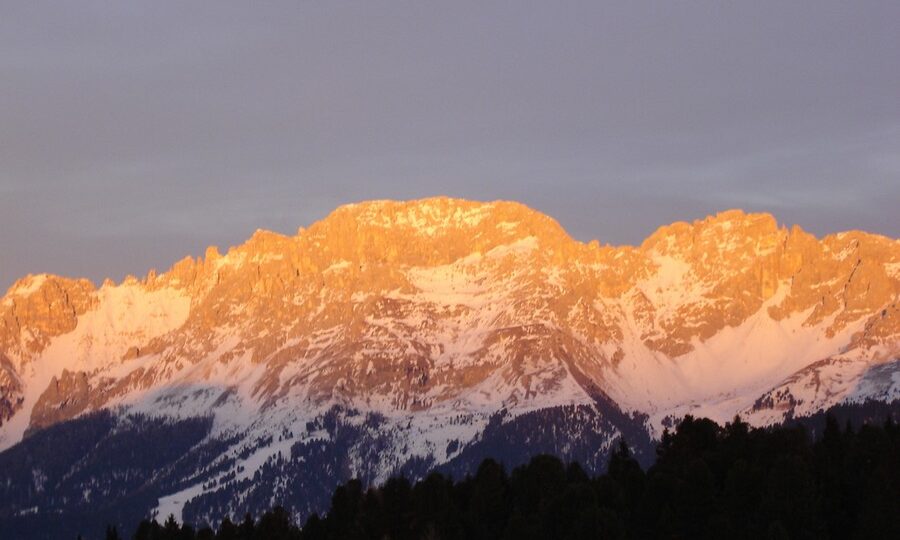 Enrosadira in Sudtirol