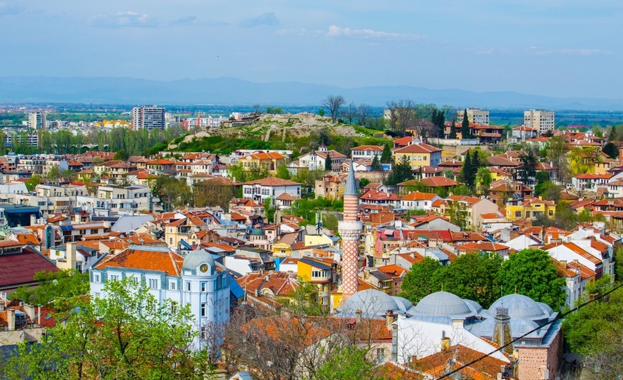 panorama di Plovdiv
