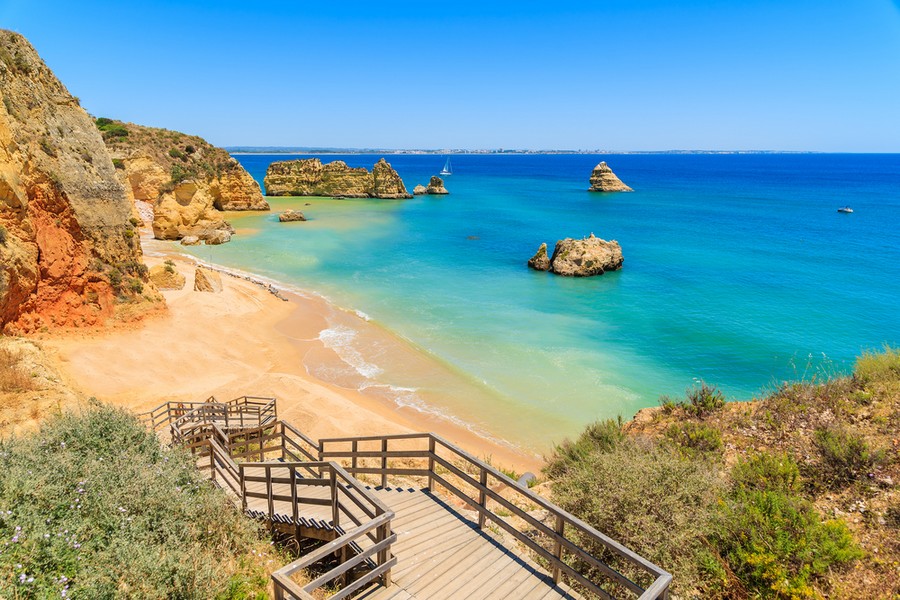 Praia Dona Ana in Algarve (Portogallo)