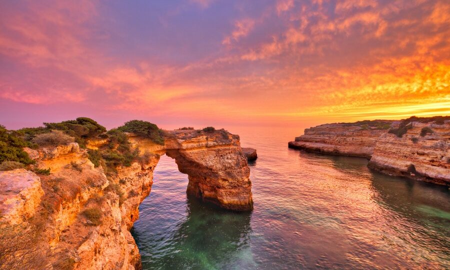 Praia de Albandeira, Algarve (Portogallo)