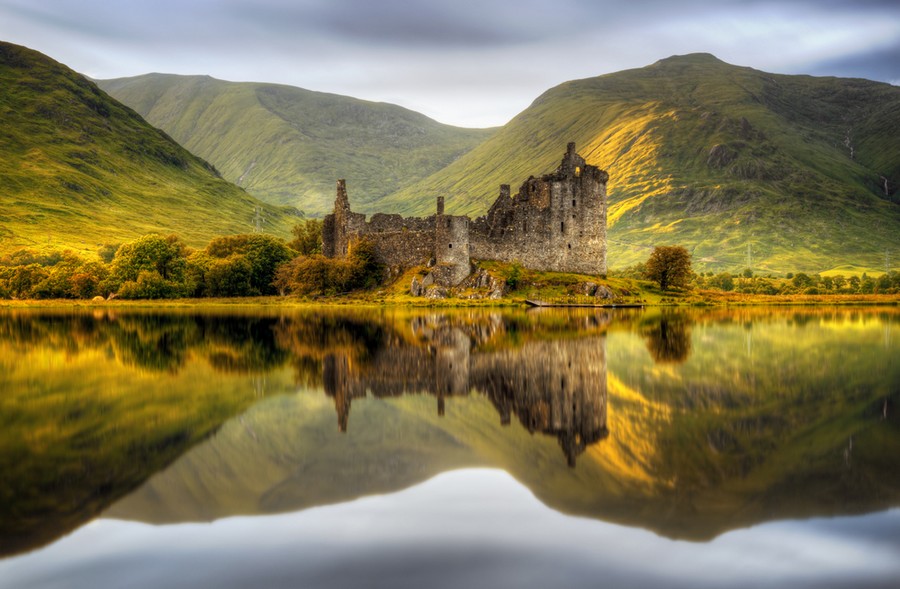 Castello di Kilchurn a Loch Awe, Scozia